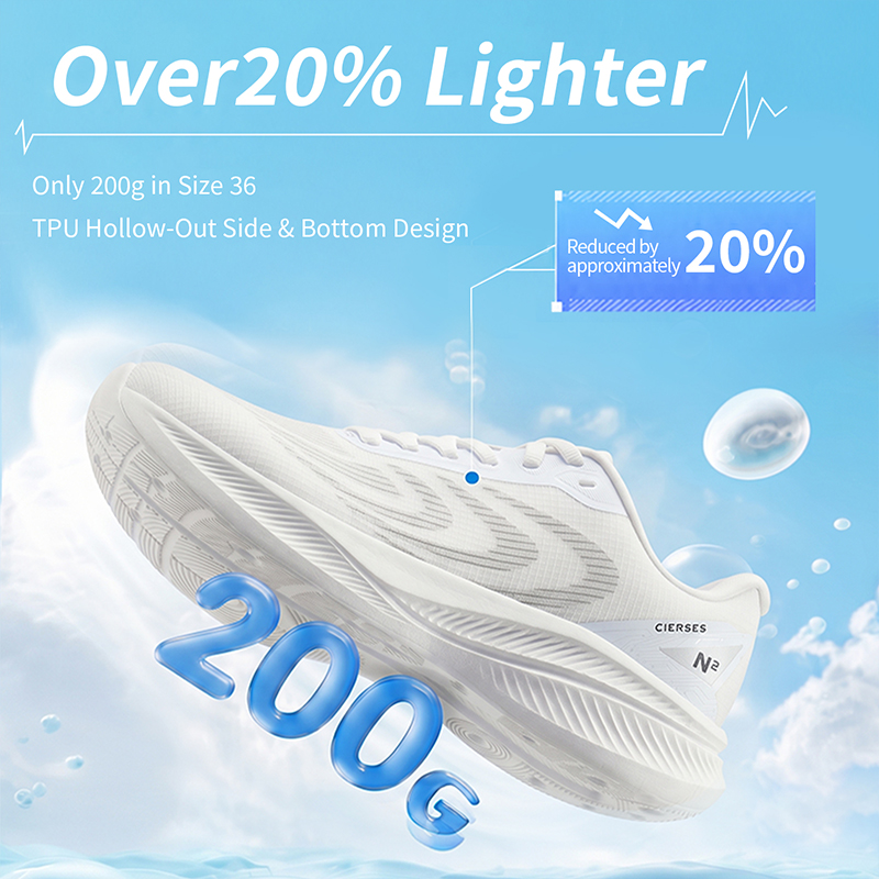 Reflective Night Running Shoes - CIERSES Laufschuhe, atmungsaktiv, für Herren, leicht,