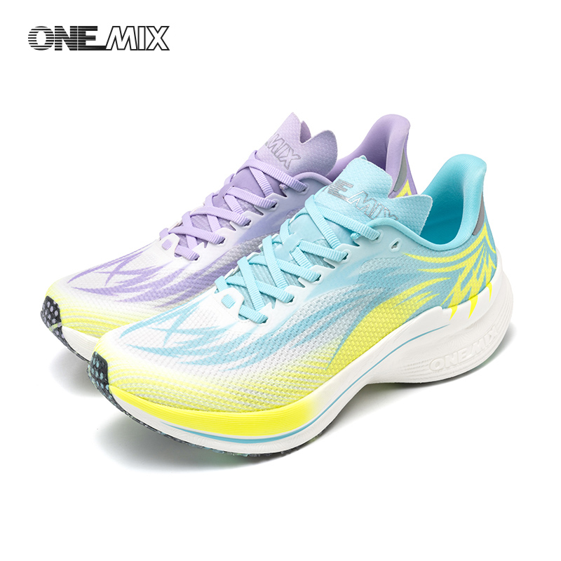 Carbon Plate Marathon Racing Shoes - ONEMIX 2026 Sommer Mesh Carbonplatte Laufschuhe