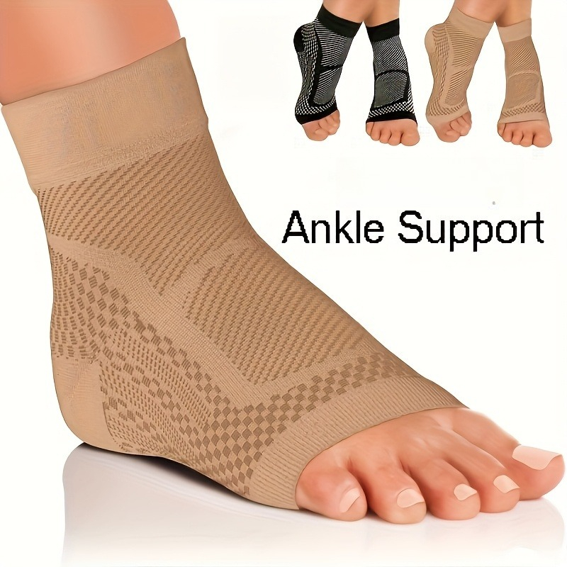 Heels - 1 Paar Sport-Knöchelstütze Kompressionsbandage Plantarfasziitis-Socke für