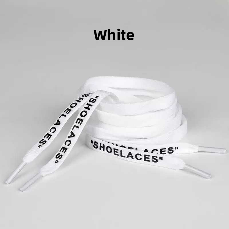 Sneakers - Gelbe Schnürsenkel Sportschuhe Freizeitsneaker Weißer Schriftzug
