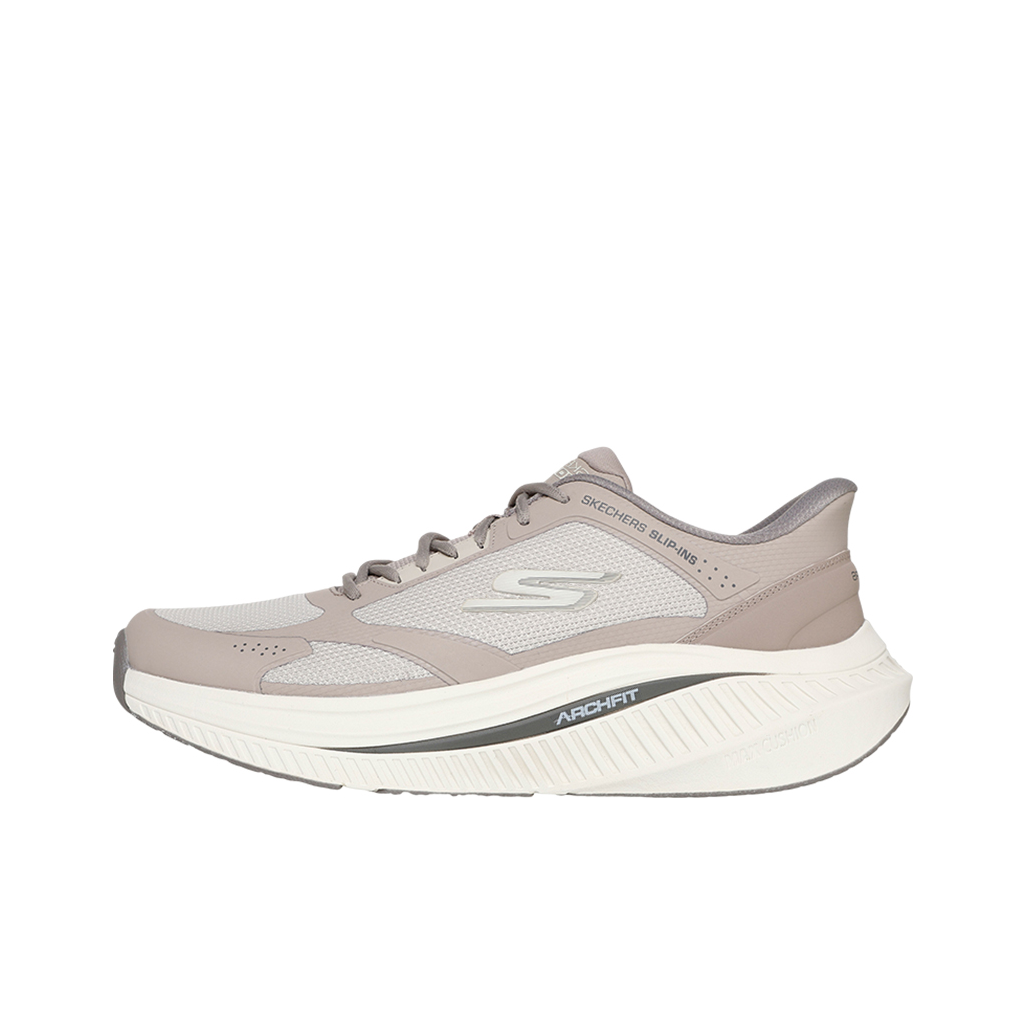Running Shoes - Skechers Slip-ins Low-Top Laufschuhe Herren Hellbraun