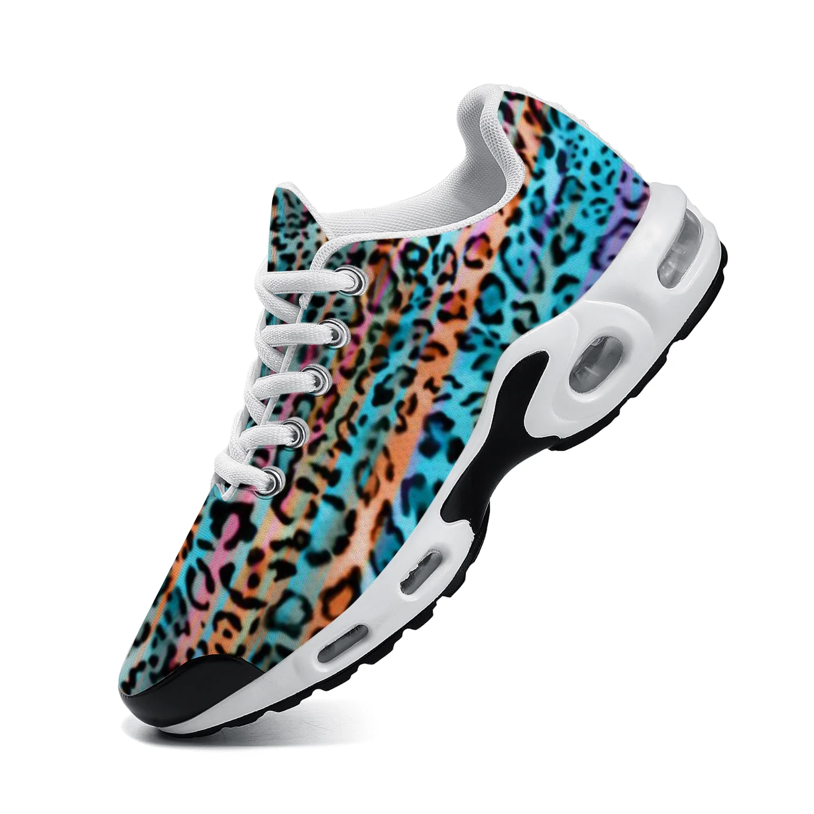 Anpassbare blaue Leopardenmust – Breathable Mesh Athletic Shoes Bewertung und Preis