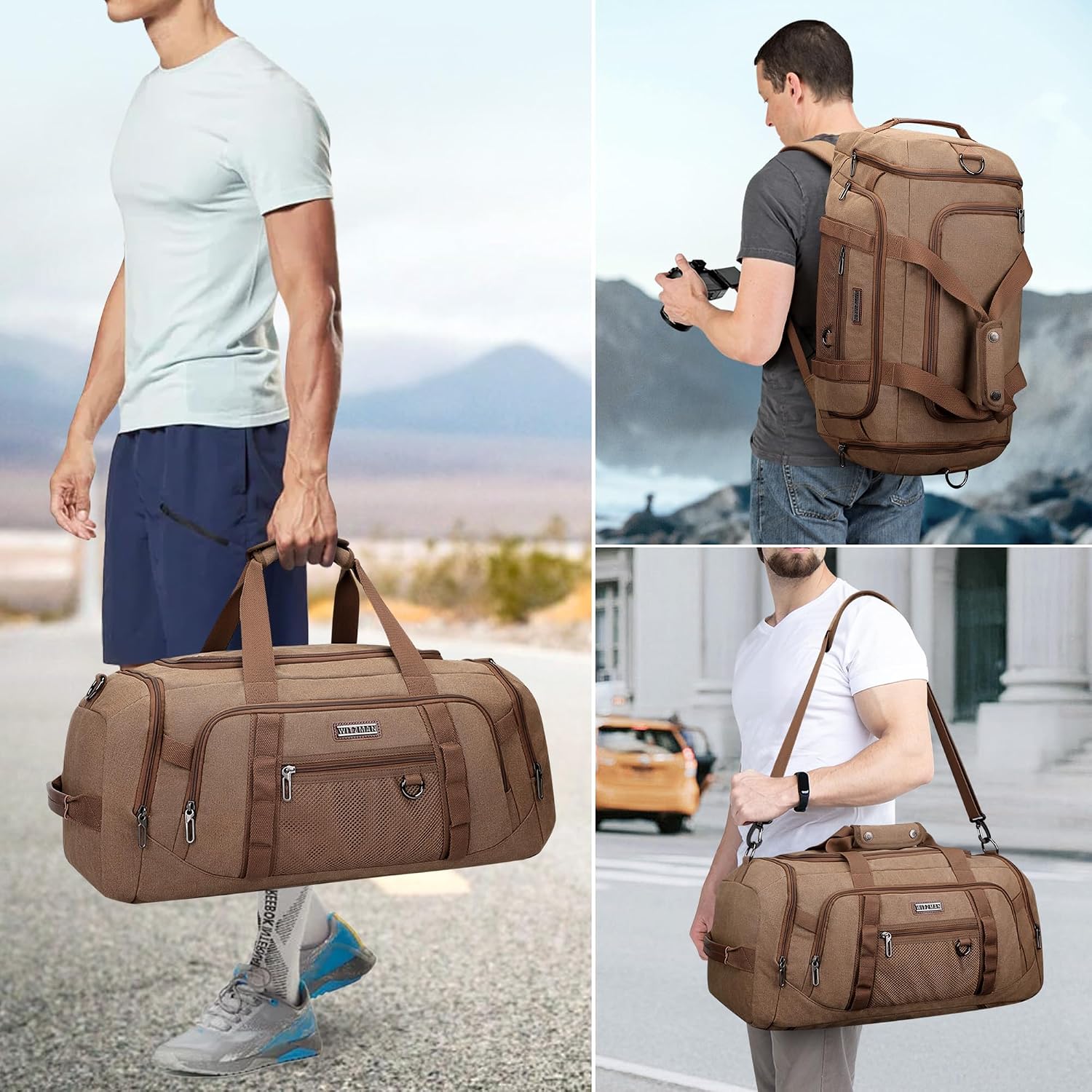 Canvas-Reisetasche für Männer  – Men'S Shoes Bewertung und Preis