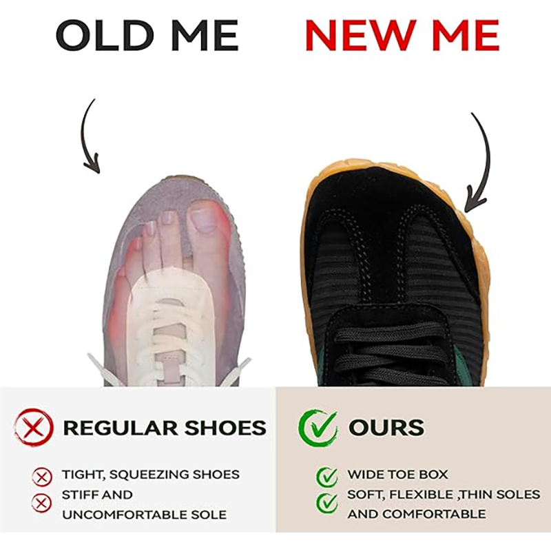 Barfußschuhe Sneakers für Dame – Wide Toe Box Running Sneakers Bewertung und Preis