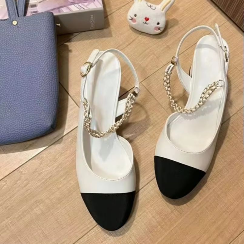 Damen Slingback Pumps Zweifarb – Sandals Bewertung und Preis