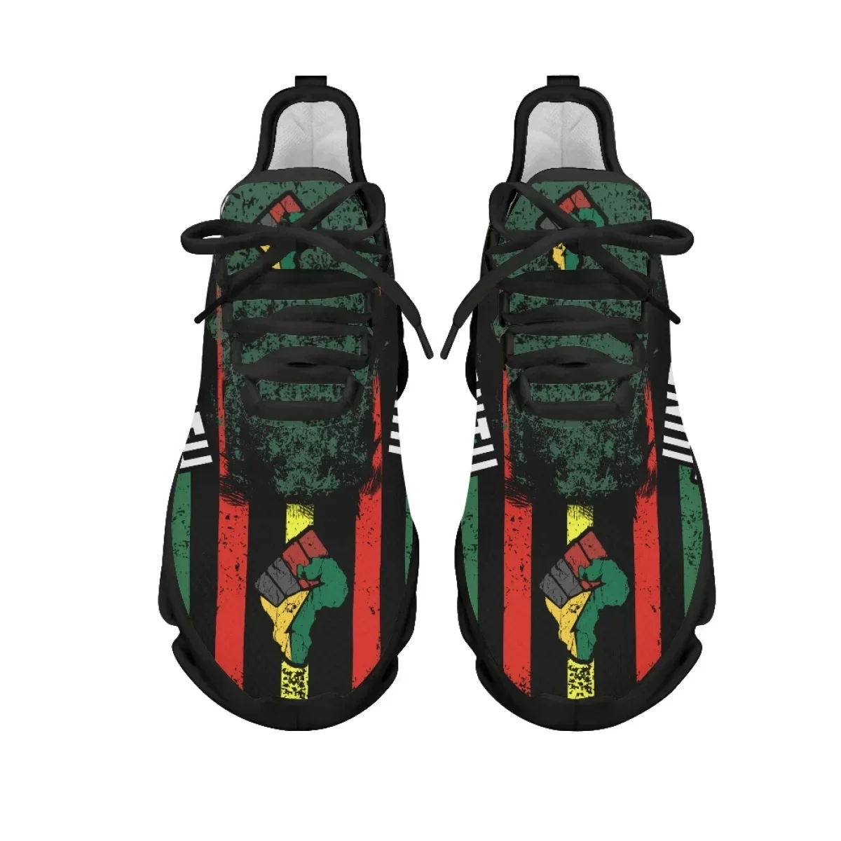 Juneteenth Mesh-Sneaker mit Au – Breathable Mesh Athletic Shoes Bewertung und Preis