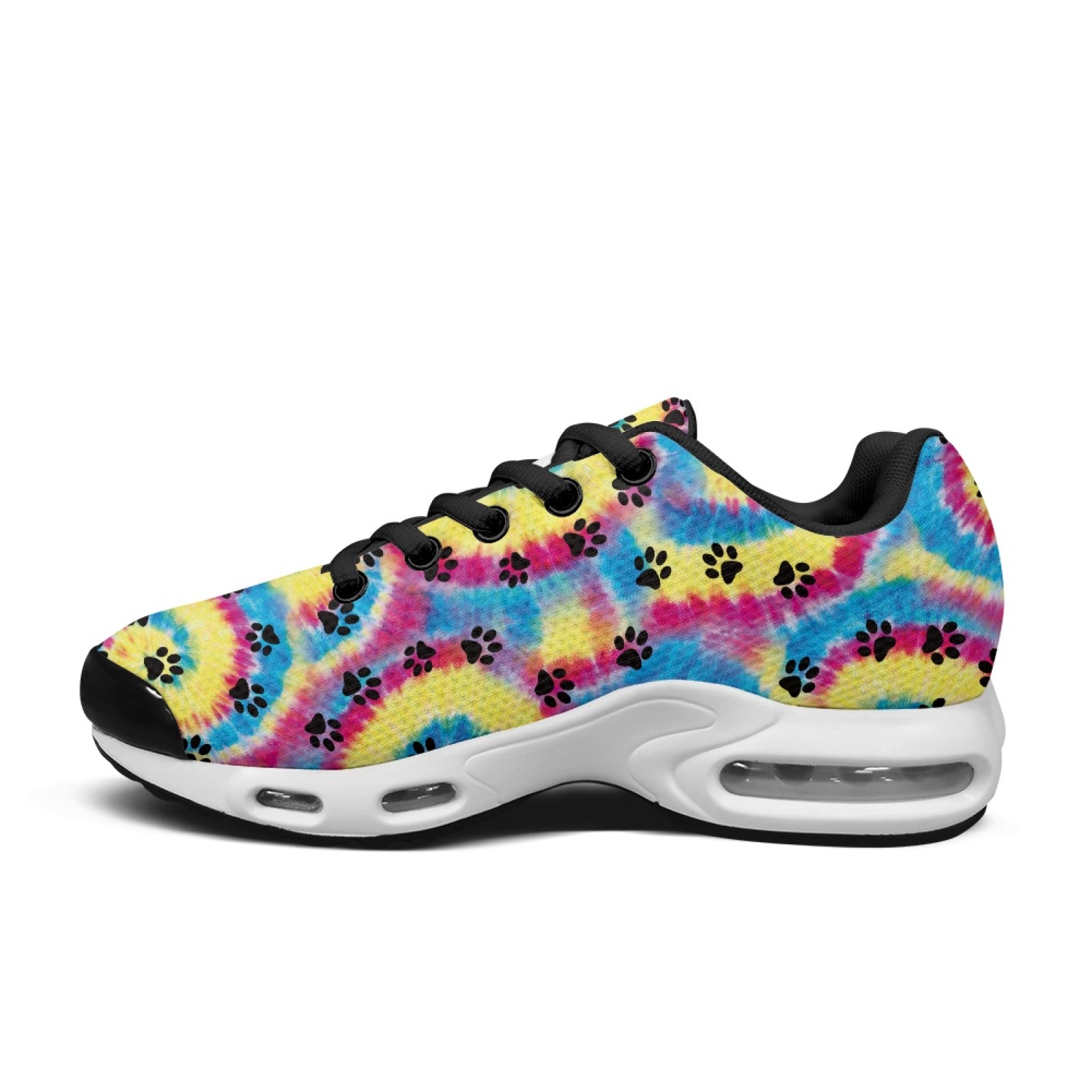PENSTROLL Tie-Dye Pfotenmuster – Air Cushion Jogger Shoes Men Bewertung und Preis