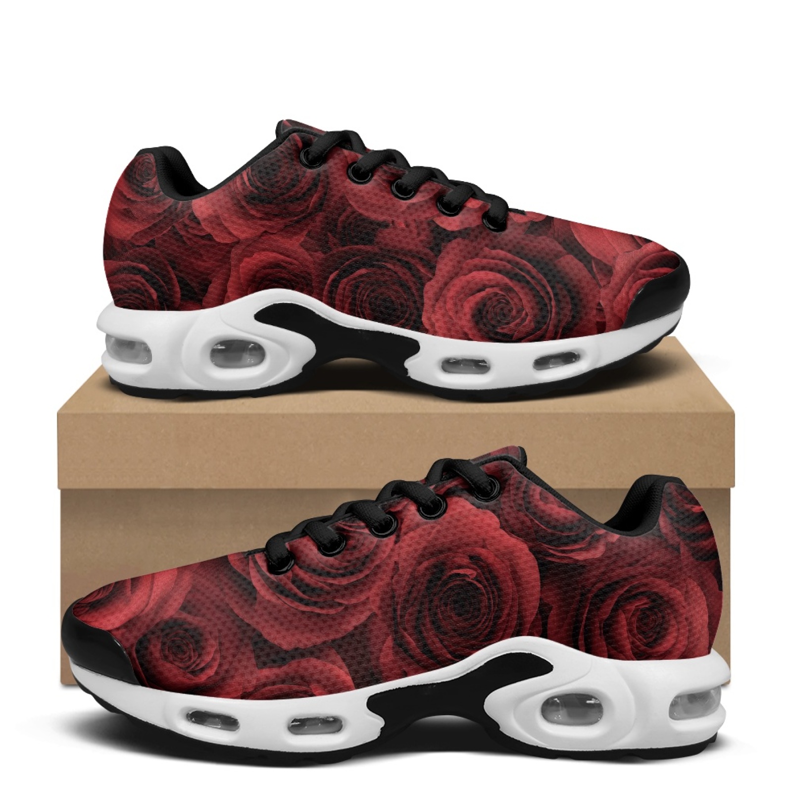 PENSTROLL Full Red Rose Air Cu – Air Cushion Jogger Shoes Men Bewertung und Preis